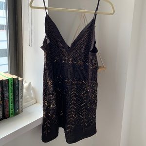 Free People Sequin Mini Dress
